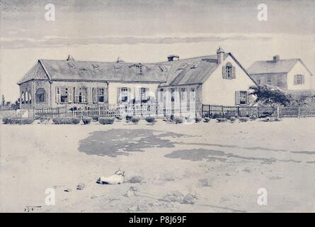 Longwood, Napoleone in residenza presso St. Helena", 1896. Artista: sconosciuto. Foto Stock