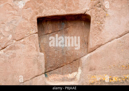 Porta della divinità - Perù Foto Stock