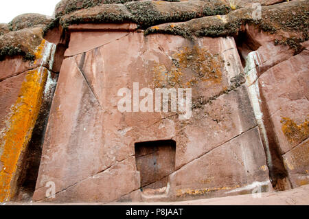 Porta della divinità - Perù Foto Stock