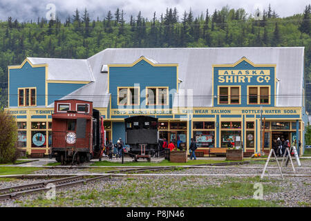 Skagway, Alaska, Stati Uniti, STATI UNITI D'AMERICA, Martedì 22 Maggio, 2018. Foto Stock