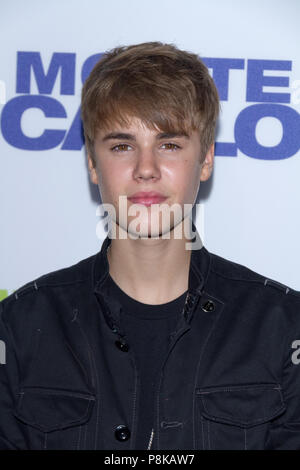 Il cantante Justin Bieber assiste il 'Monte Carlo' proiezione a AMC Loews Lincoln Square a giugno 23, 2011 a New York City. Foto Stock