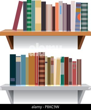 Vettore scaffali moderno Illustrazione Vettoriale