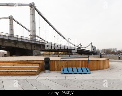 Svuotare il parcheggio per le bici. Foto Stock