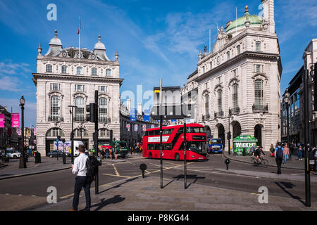 Piccadilly Circus, London, England, Regno Unito Foto Stock