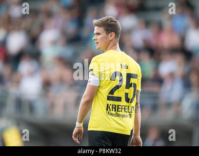 Mario ERB (KFC) Soccer gioco libero, KFC Uerdingen - FSV FSV FSV Mainz 05 (MZ) 1: 2, su 12/07/2018 in Duisburg / Germania. | Utilizzo di tutto il mondo Foto Stock