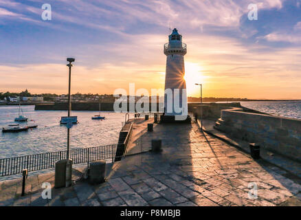 Serata estiva @ Donaghadee e Holywood Co. All Irlanda del Nord. Foto Stock