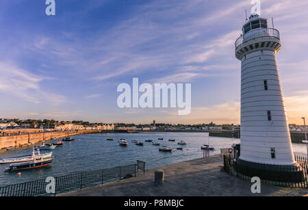 Serata estiva @ Donaghadee e Holywood Co. All Irlanda del Nord. Foto Stock