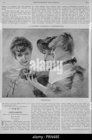 620 Живописное обозрение 1892 № 23-34 pagina 158 Foto Stock