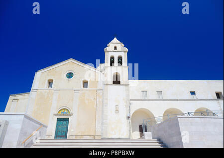 La chiesa nella città di Vieste, Italia Foto Stock