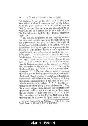. 264 Earle, non la fissazione di prezzi di distruggere la libertà, 1920, 106 Foto Stock