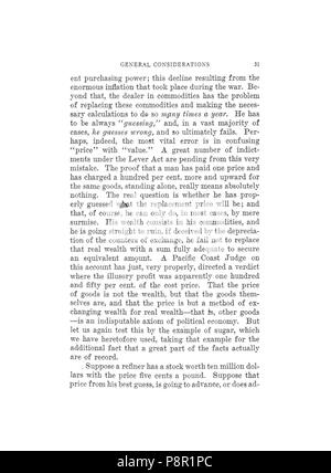 . 263 Earle, non la fissazione di prezzi di distruggere la libertà, 1920, 031 Foto Stock