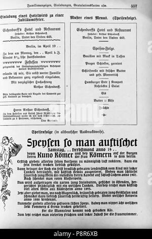 110 Der Haussekretär caldaia a recupero Carl Otto Berlin ca 1900 Seite 557 Foto Stock