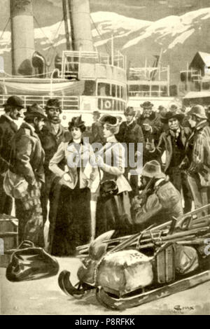 . 4 'Il vulcano d'Oro" di George Roux 18 Foto Stock