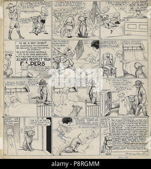 Buster Brown. È divertente essere un boy scout? È divertente essere? È la cosa più grande del mondo. Io dico che è Richard Felton Outcault (Gennaio 14, 1863-settembre 25, 1928) la Biblioteca del Congresso di stampe e fotografie Division di Washington D.C., 20540 STATI UNITI D'AMERICA . 1917 7 -Buster marrone-. È divertente essere un Boy Scout è divertente essere è la cosa più grande del mondo. Io dico che è Foto Stock