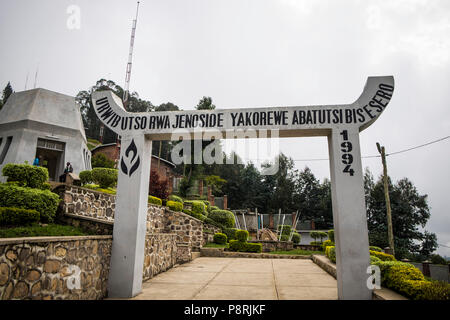 Ruanda,Bisesero Genocide Memorial Foto Stock