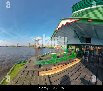 Segheria chiamato De Gekroonde Poelenburg, Zaandam, Noord-Holland Foto Stock