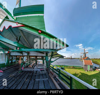 Segheria chiamato De Gekroonde Poelenburg, Zaandam, Noord-Holland Foto Stock