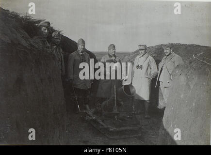 . 19 22cm Minewerfer in der Stellung bei Sokolow an der Strypa BildID (15438621) Foto Stock