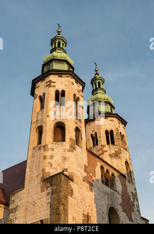 Chiesa di Sant'Andrea Apostolo a Cracovia, Polonia Foto Stock