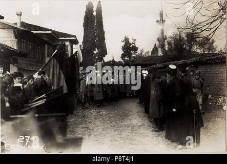 . 38 Ansprache an die Notabeln a Tirana, Albanien. (BildID 15571722) Foto Stock