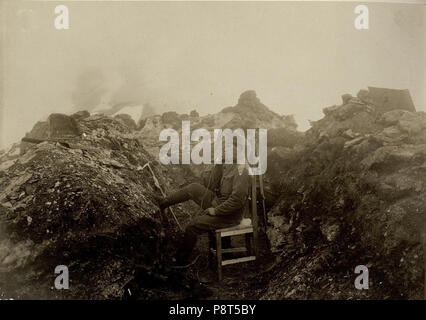 40 Artillerie Beobachtungsstand auf der grossen Schönleitenschneid. (BildID 15465677) Foto Stock