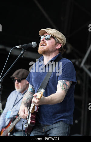 Grande Tew, Oxfordshire, Regno Unito. 13 luglio 2018. Danny e i campioni del mondo si esibisce dal vivo al 2018 Cornbury Festival, grande Tew, Oxfordshire Credito: Giovanni Lambeth/Alamy Live News Foto Stock