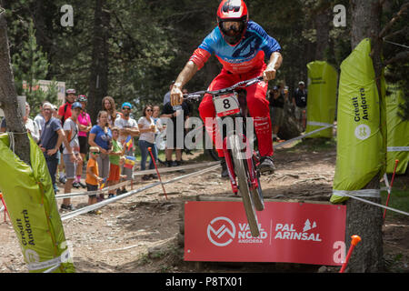 SAMUEL BLENKINSOP IN UCI DI COPPA DEL MONDO ANDORRA VALLNORD 2019 Foto Stock