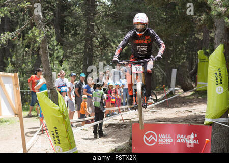 REECE WILSON IN UCI DI COPPA DEL MONDO ANDORRA VALLNORD 2019 Foto Stock