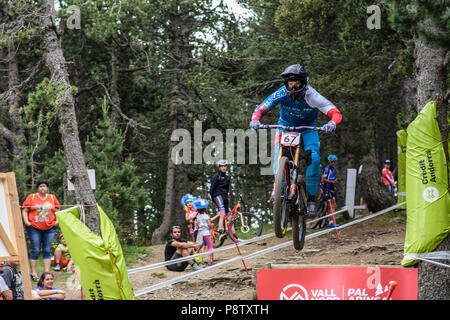 SLOWOMIR LUKASIK IN UCI DI COPPA DEL MONDO ANDORRA VALLNORD 2018 Foto Stock