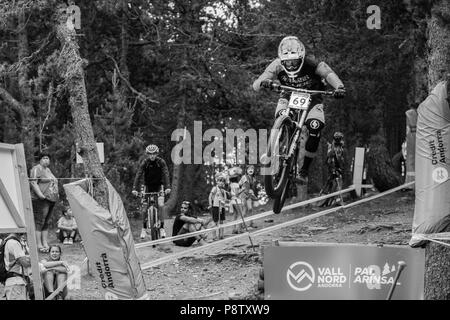 MAX HARTENSTERN IN UCI DI COPPA DEL MONDO ANDORRA VALLNORD 2018 Foto Stock