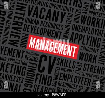 Gestione dello sfondo del testo Illustrazione Vettoriale