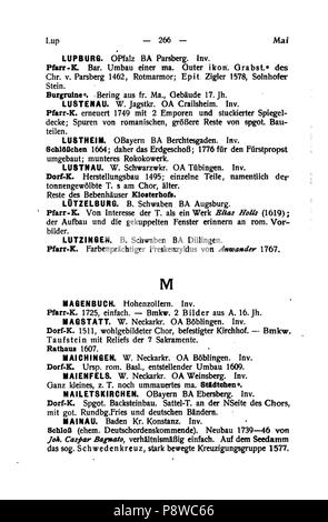 96 De Handbuch der deutschen Kunstdenkmäler III 281 Foto Stock