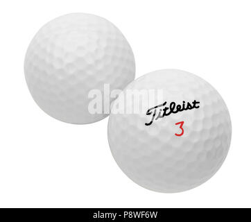 Titleist palline da golf Foto Stock