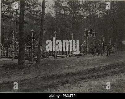 298 Gemeinsamer Friedhof der Honvedinfanterieregimente 15 und 14, aufgenommen südlich Moszczenica am 19. Novembre 1915 (BildID 15455807) Foto Stock