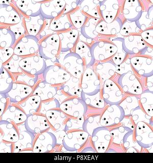 Pasqua, sfondo senza giunture, uovo, lepre Illustrazione Vettoriale