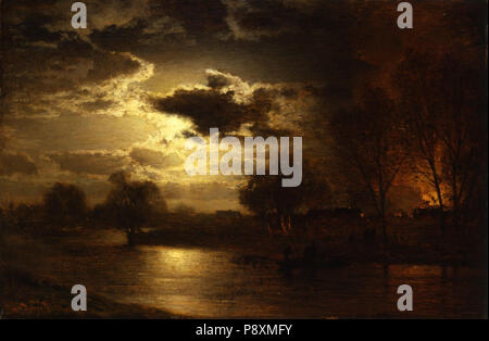 . 261 Louis Douzette - Das Feuer Foto Stock