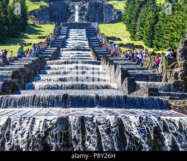 Il Bergpark e fontane Wilhelmshöhe, Germania Foto Stock