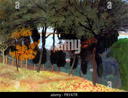 293 Félix Vallotton, 1911 - Les Pommes Foto Stock