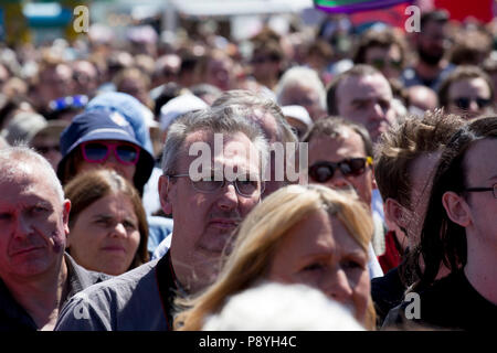 Durham, Regno Unito. 8 Luglio, 2017. Durham Gala dei minatori Foto Stock