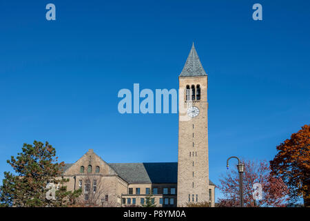 McGraw Tower, Cornell University, Ithaca, New York, Stati Uniti d'America Foto Stock