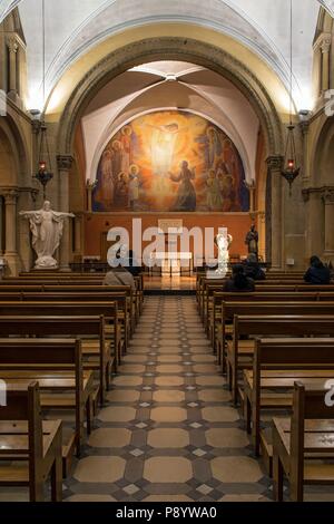 Arte sacra di Paray le Monial, Borgogna, Francia Foto Stock