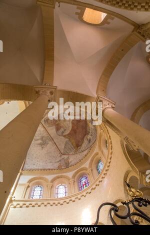 Arte sacra di Paray le Monial, Borgogna, Francia Foto Stock