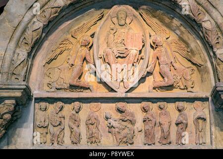 Arte sacra di Paray le Monial, Borgogna, Francia Foto Stock