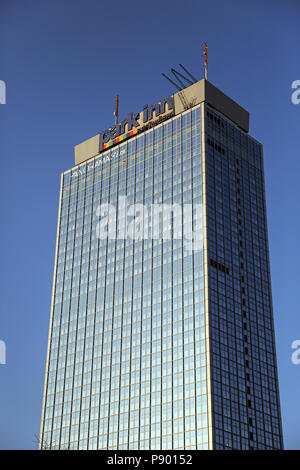 Berlino, Germania, l'Hotel Park Inn am Alexanderplatz Foto Stock