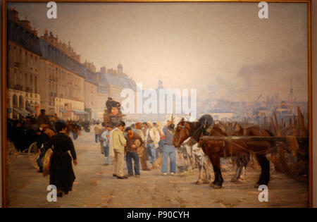 . 34 Alfred Smith - Les Quais de Bordeaux, le matin Foto Stock