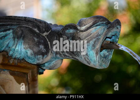 Victoria fontana del Giubileo, Manchester Foto Stock