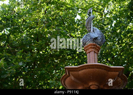 Victoria fontana del Giubileo, Manchester Foto Stock