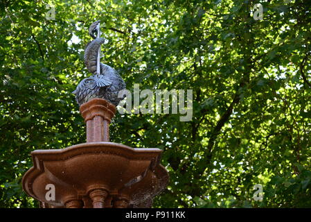 Victoria fontana del Giubileo, Manchester Foto Stock