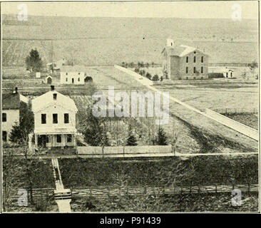 Il 'Monte Morris: passato e presente; una storia illustrata delle township e il Villaggio di Mount Morris, Ogle County, Illinois, nei loro vari stadi di sviluppo, insieme con un locale biographical directory' (1900) Foto Stock