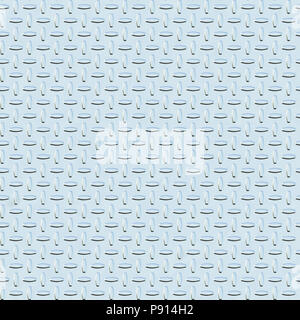 La luce blu, quasi diamante bianco lucido piastra metallica seamless pattern, o texture. Foto Stock